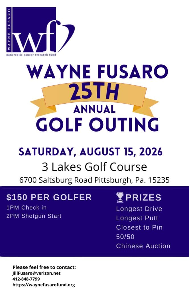 Wayne Fusaro 25th Annual Golf Outing flyer
